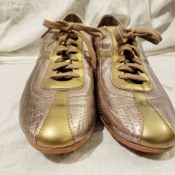 Cole Haan x Nike Mixed Metallic Sneakers Size 10M EUC - Picture 2 of 11